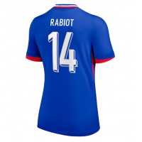 Camisa de time de futebol França Adrien Rabiot #14 Replicas 1º Equipamento Feminina Europeu 2024 Manga Curta